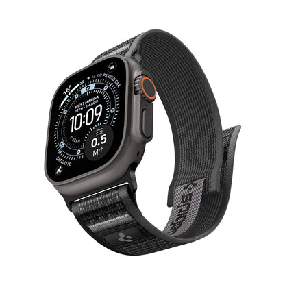 Spigen Athlex Air 2 -ranneke Apple Watch 49mm / 46mm / 45mm / 44mm -sarjoille, harmaa AMP11113