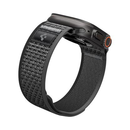 Spigen Athlex Air 2 -ranneke Apple Watch 49mm / 46mm / 45mm / 44mm -sarjoille, harmaa AMP11113