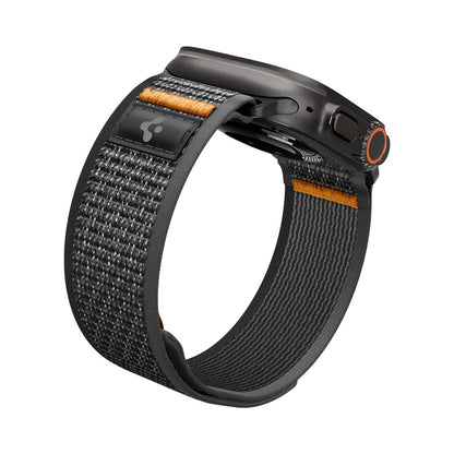 Spigen Athlex Air 2 -ranneke Apple Watch 49mm / 46mm / 45mm / 44mm -sarjalle, oranssi AMP10607
