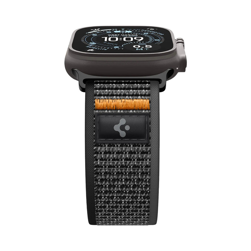 Spigen Athlex Air 2 -ranneke Apple Watch 49mm / 46mm / 45mm / 44mm -sarjalle, oranssi AMP10607