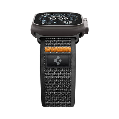 Spigen Athlex Air 2 -ranneke Apple Watch 49mm / 46mm / 45mm / 44mm -sarjalle, oranssi AMP10607