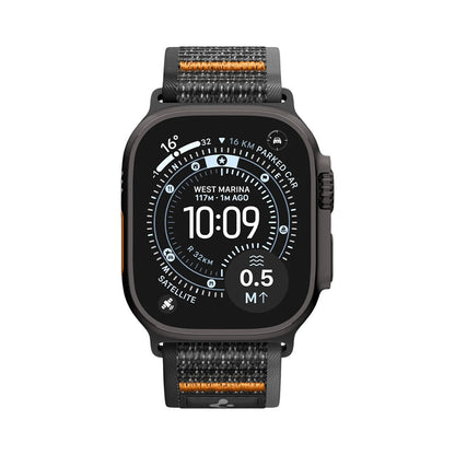 Spigen Athlex Air 2 -ranneke Apple Watch 49mm / 46mm / 45mm / 44mm -sarjalle, oranssi AMP10607