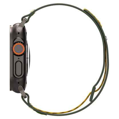 Spigen Athlex Air -ranneke Apple Watch 49mm / 46mm / 45mm / 44mm -sarjalle, Vihreä