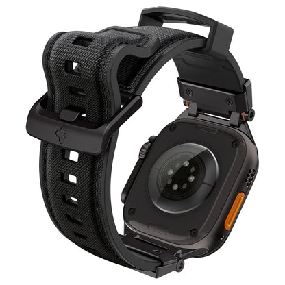 Spigen DuraPro Armor -ranneke Apple Watch 49mm / 46mm / 45mm / 44mm / 42mm -sarjoille, musta AMP06065