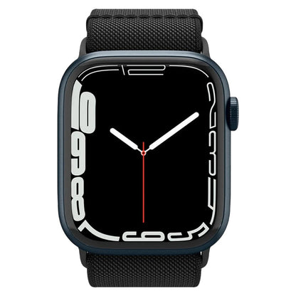 Spigen Lite Fit -ranneke Apple Watch 42mm / 41mm / 40mm -sarjoille, Musta AMP02290