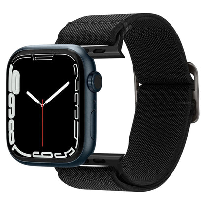 Spigen Lite Fit -ranneke Apple Watch 42mm / 41mm / 40mm -sarjoille, Musta AMP02290