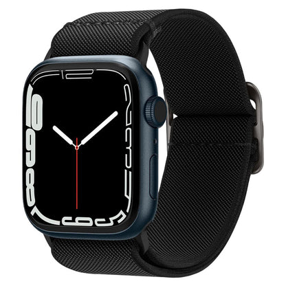 Spigen Lite Fit -ranneke Apple Watch 49mm / 46mm / 45mm / 44mm -sarjoille, Musta AMP02286