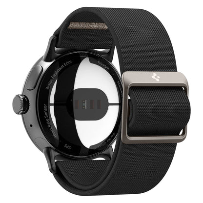 Spigen Lite Fit -ranneke Google Pixel Watch 45mm -sarjalle, Musta AMP07601