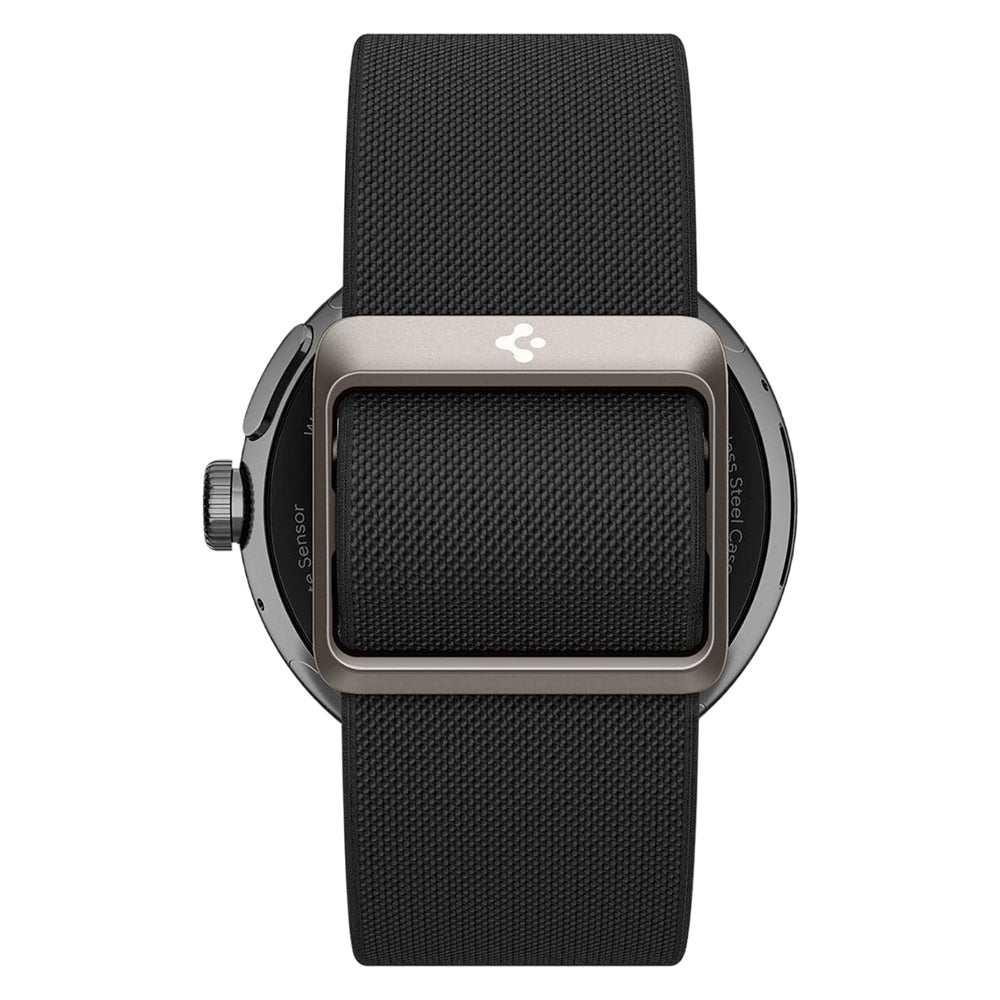 Spigen Lite Fit -ranneke Google Pixel Watch 45mm -sarjalle, Musta AMP07601