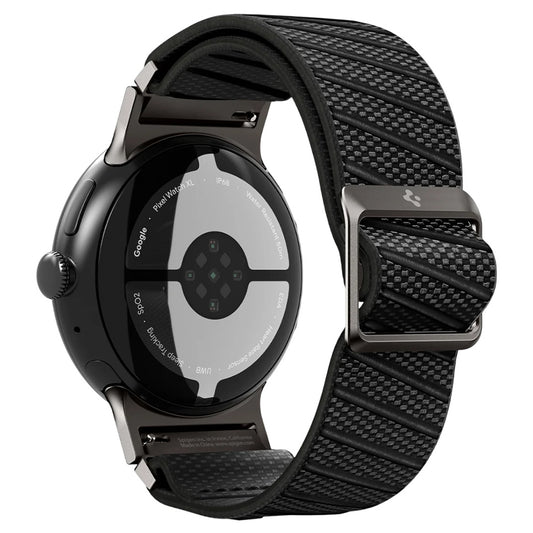 Spigen Lite Fit X -ranneke Google Pixel Watch 4 41mm / Watch 3 41mm / Watch 2 / Watch, Musta AMP11420