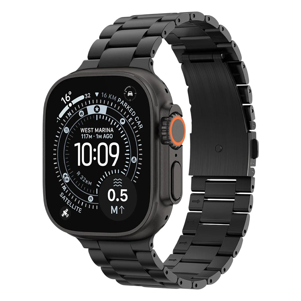 Spigen Modern Fit -ranneke Apple Watch 49mm / 46mm / 45mm / 44mm / 42mm -sarjoille, musta AMP11577