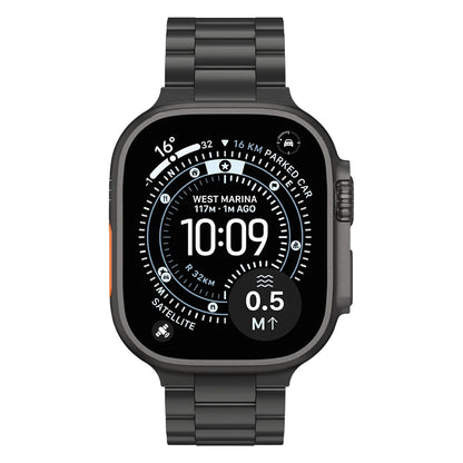 Spigen Modern Fit -ranneke Apple Watch 49mm / 46mm / 45mm / 44mm / 42mm -sarjoille, musta AMP11577