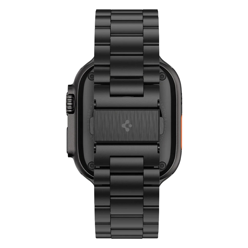Spigen Modern Fit -ranneke Apple Watch 49mm / 46mm / 45mm / 44mm / 42mm -sarjoille, musta AMP11577