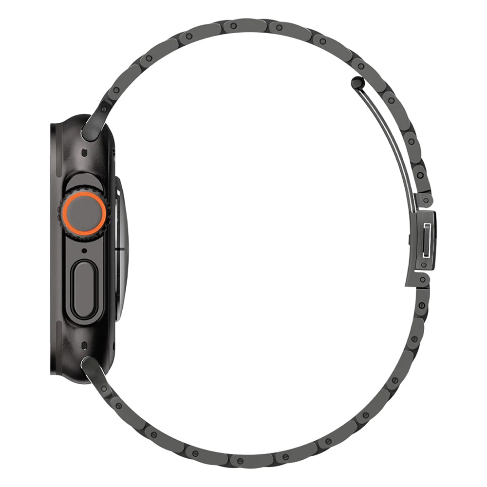 Spigen Modern Fit -ranneke Apple Watch 49mm / 46mm / 45mm / 44mm / 42mm -sarjoille, musta AMP11577