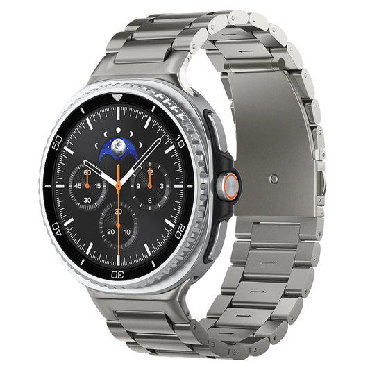 Spigen Modern Fit -ranneke Samsung Galaxy Watch9 / Watch8 / Watch8 Classic -sarjalle, harmaa AMP10122