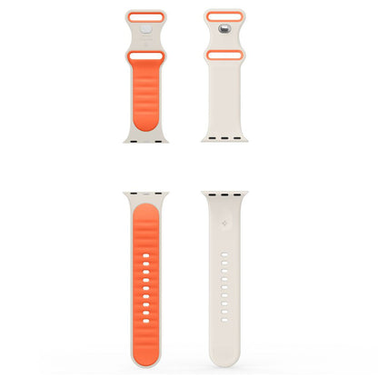 Spigen Nano Pop -ranneke Apple Watch 42mm / 41mm / 40mm / 38mm -sarjalle, Beige