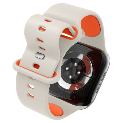 Spigen Nano Pop -ranneke Apple Watch 42mm / 41mm / 40mm / 38mm -sarjalle, Beige