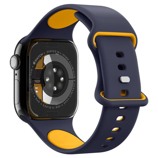 Spigen Nano Pop -ranneke Apple Watch 49mm / 46mm / 45mm / 44mm / 42mm -sarjalle, tummansininen
