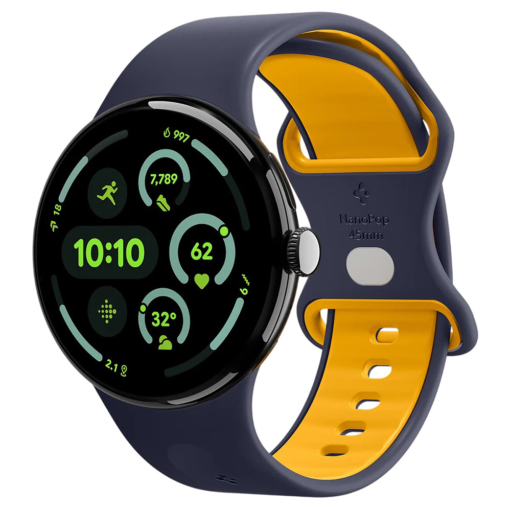 Spigen Nano Pop -ranneke Google Pixel Watch 45 mm -sarjalle, Laivastonsininen AMP09490