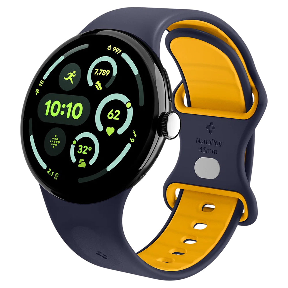 Spigen Nano Pop -ranneke Google Pixel Watch 45 mm -sarjalle, Laivastonsininen AMP09490