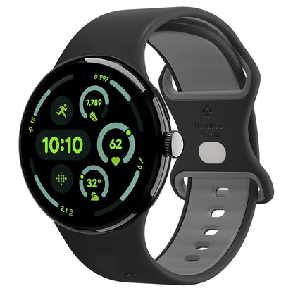 Spigen Nano Pop -ranneke Google Pixel Watch 45 mm -sarjalle, musta AMP09491