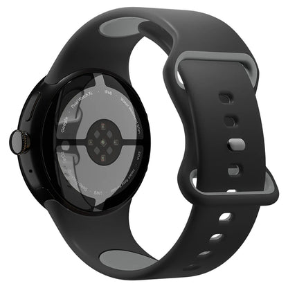 Spigen Nano Pop -ranneke Google Pixel Watch 45 mm -sarjalle, musta AMP09491