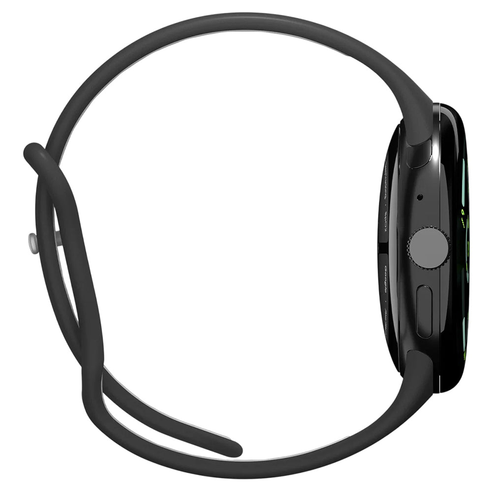 Spigen Nano Pop -ranneke Google Pixel Watch 45 mm -sarjalle, musta AMP09491