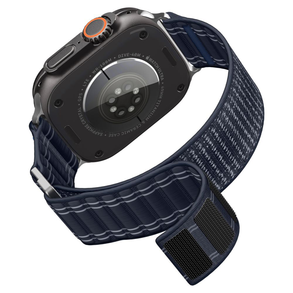 Spigen WBF0 Strap for Apple Watch 49mm / 46mm / 45mm / 44mm Series, Navy Blue