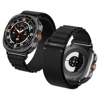 Spigen WBF1 -ranneke Samsung Galaxy Watch Ultra -sarjalle, musta AMP11613