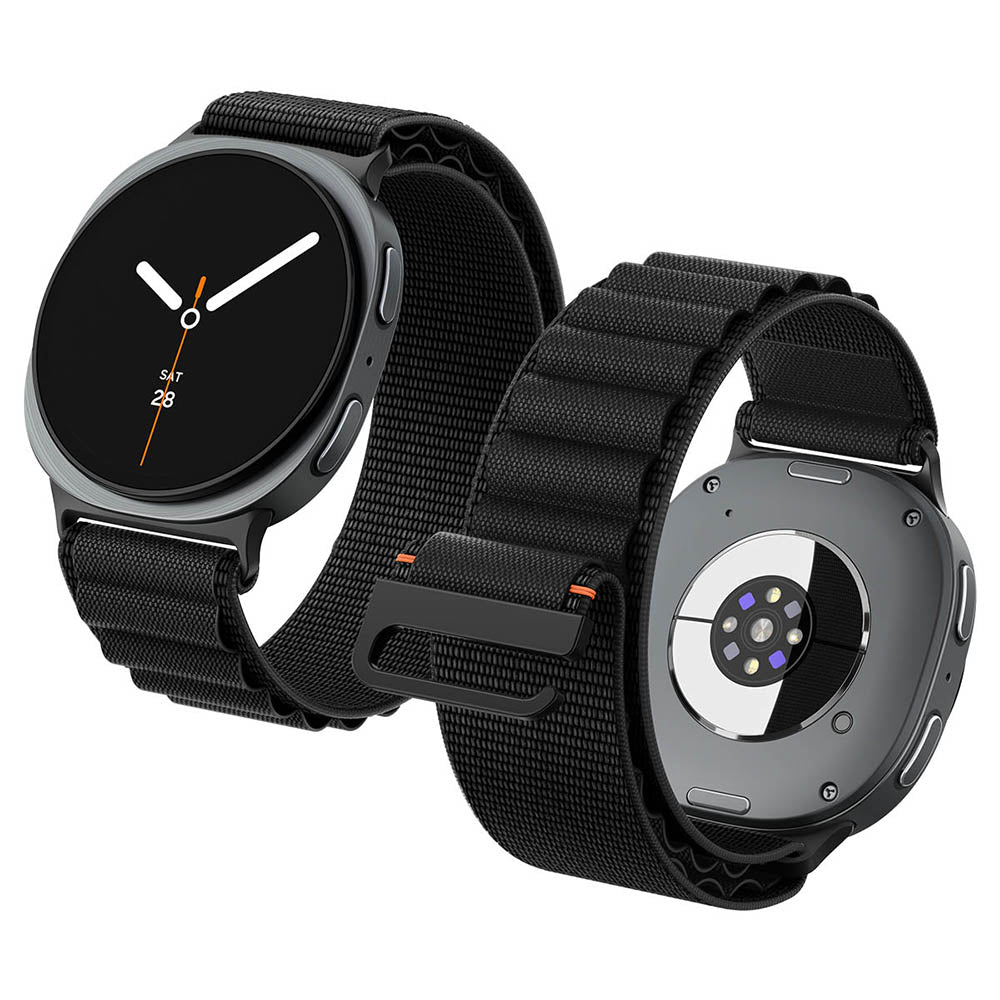 Spigen WBF1 -ranneke Samsung Galaxy Watch9 / Watch8 / Watch8 Classic -sarjoille, musta AMP11607