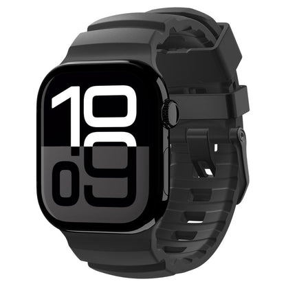 Spigen WBS2 -ranneke Apple Watch 49mm / 46mm / 45mm / 44mm -sarjalle, Musta AMP10508