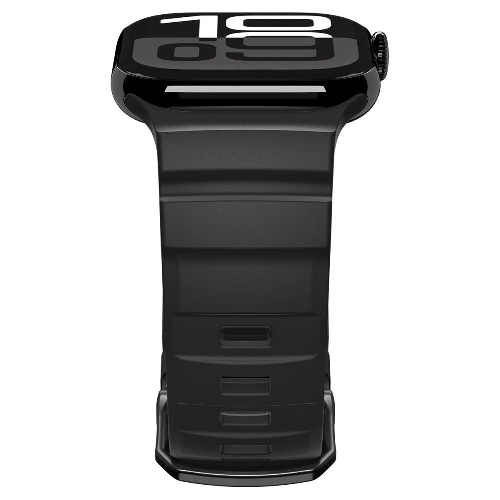 Spigen WBS2 -ranneke Apple Watch 49mm / 46mm / 45mm / 44mm -sarjalle, Musta AMP10508