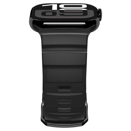Spigen WBS2 -ranneke Apple Watch 49mm / 46mm / 45mm / 44mm -sarjalle, Musta AMP10508