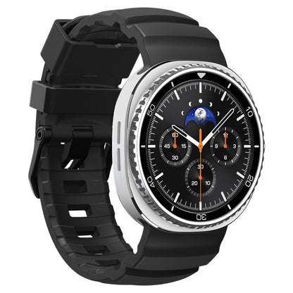 Spigen WBS2 -ranneke Samsung Galaxy Watch8 / Watch8 Classic Series -kelloille, Musta