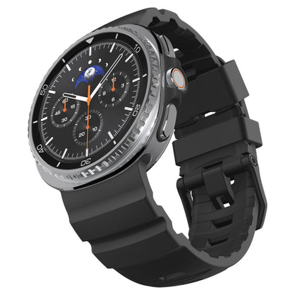 Spigen WBS2 -ranneke Samsung Galaxy Watch8 / Watch8 Classic Series -kelloille, Musta