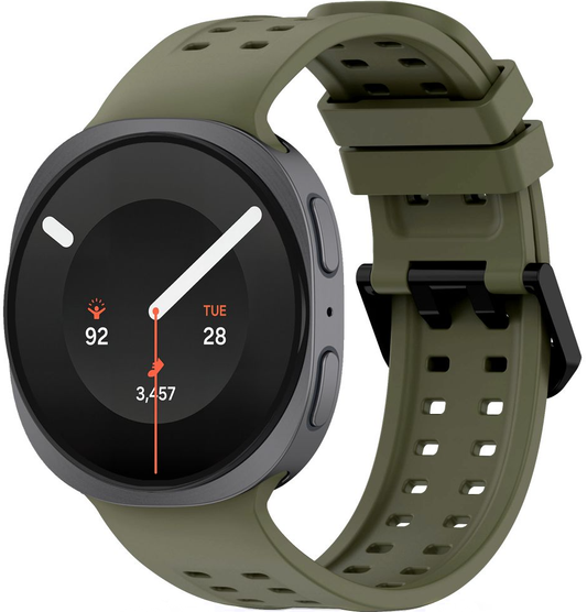 Tech-Protect Silicone Air -ranneke Samsung Galaxy Watch9 / Watch8 / Watch8 Classic -sarjalle, Vihreä