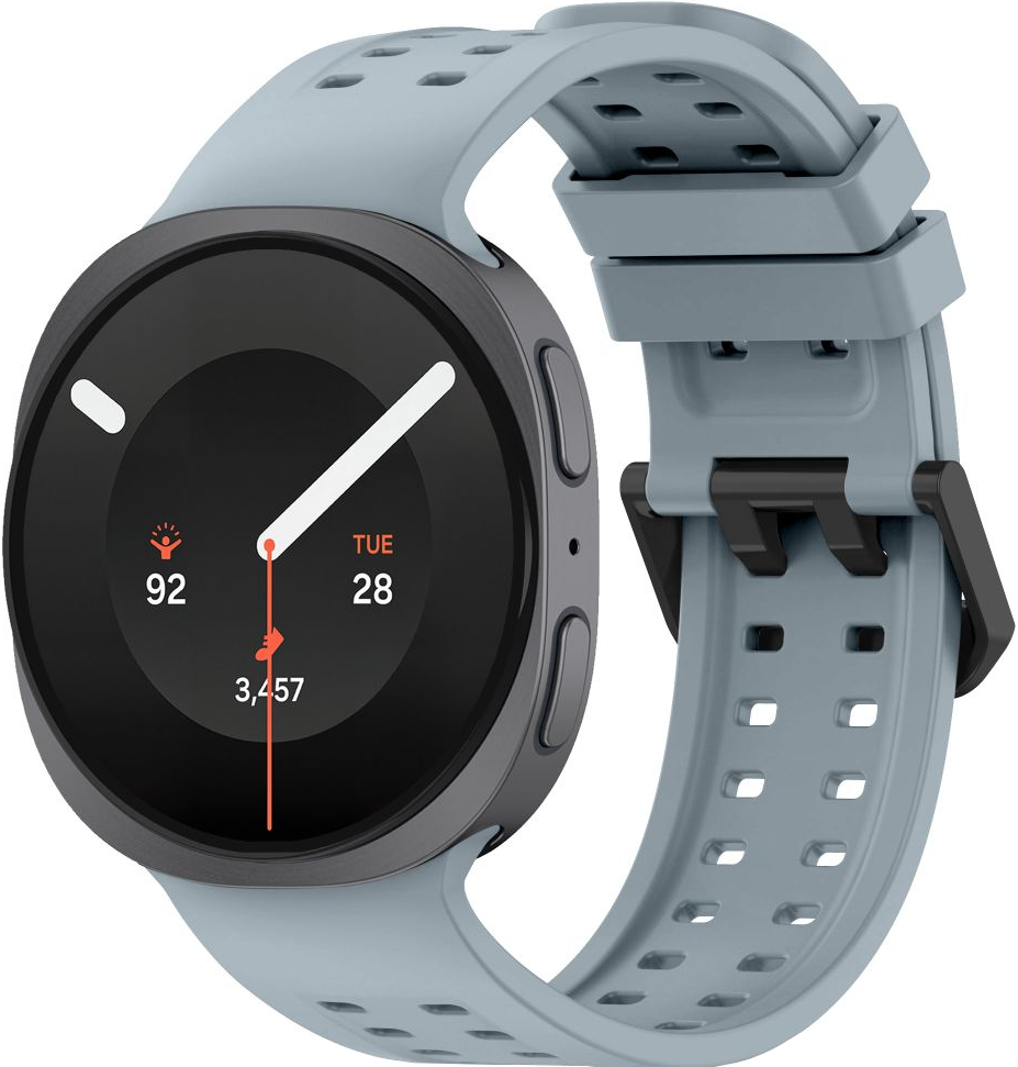 Tech-Protect Silicone Air Strap for Samsung Galaxy Watch9 / Watch8 / Watch8 Classic Series, Gray