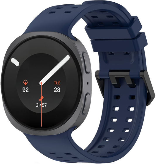 Tech-Protect Silicone Air -ranneke Samsung Galaxy Watch9 / Watch8 / Watch8 Classic -sarjalle, Laivastonsininen