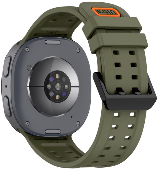 Tech-Protect Silicone Air -ranneke Samsung Galaxy Watch9 / Watch8 / Watch8 Classic -sarjalle, Vihreä