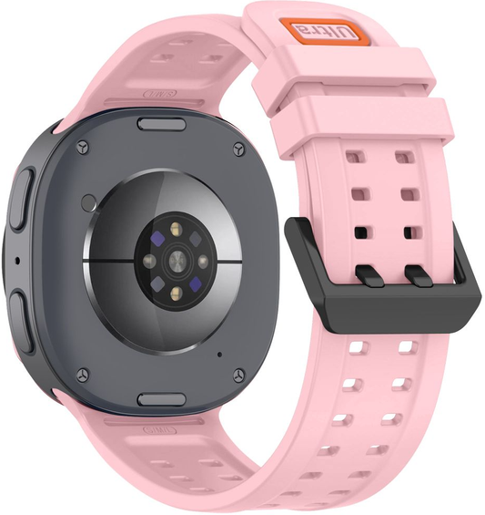 Tech-Protect Silicone Air -ranneke Samsung Galaxy Watch9 / Watch8 / Watch8 Classic -sarjalle, vaaleanpunainen