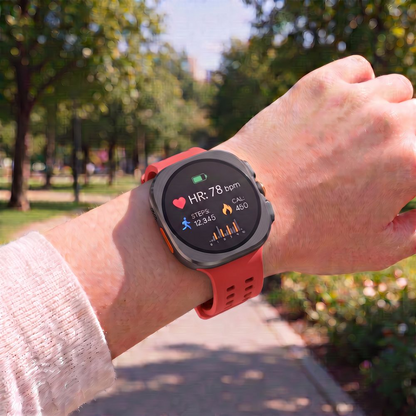 Tech-Protect Silicone Air Strap for Samsung Galaxy Watch9 / Watch8 / Watch8 Classic Series, Red