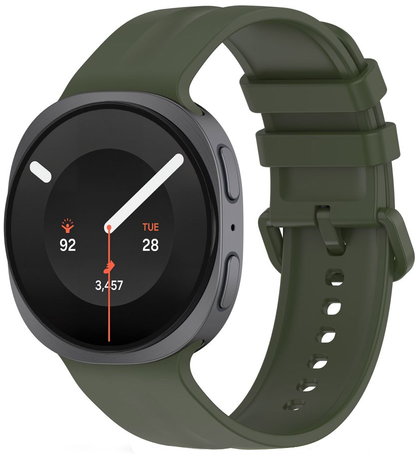 Tech-Protect Silicone Evo -ranneke Samsung Galaxy Watch9 / Watch8 / Watch8 Classic -sarjoille, Vihreä