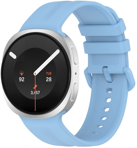 Tech-Protect Silicone Evo -ranneke Samsung Galaxy Watch9 / Watch8 / Watch8 Classic -sarjoille, sininen