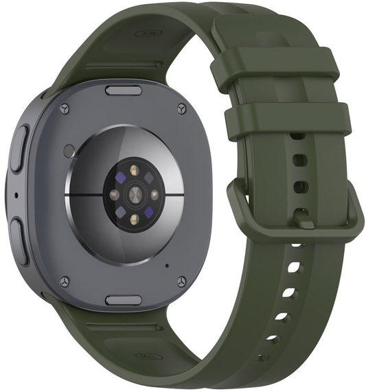 Tech-Protect Silicone Evo -ranneke Samsung Galaxy Watch9 / Watch8 / Watch8 Classic -sarjoille, Vihreä