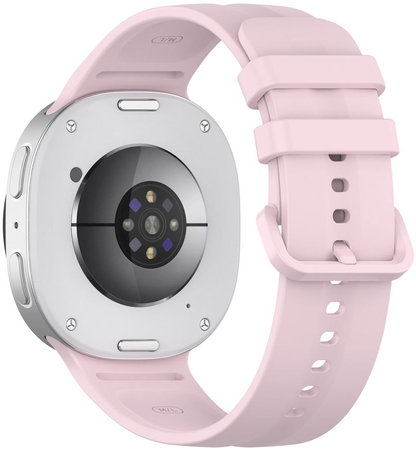 Tech-Protect Silicone Evo -ranneke Samsung Galaxy Watch9 / Watch8 / Watch8 Classic -sarjoille, vaaleanpunainen