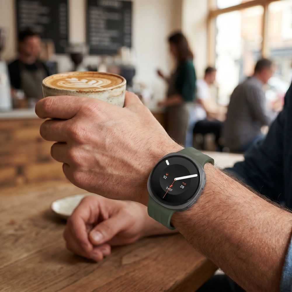 Tech-Protect Silicone Evo -ranneke Samsung Galaxy Watch9 / Watch8 / Watch8 Classic -sarjoille, Vihreä