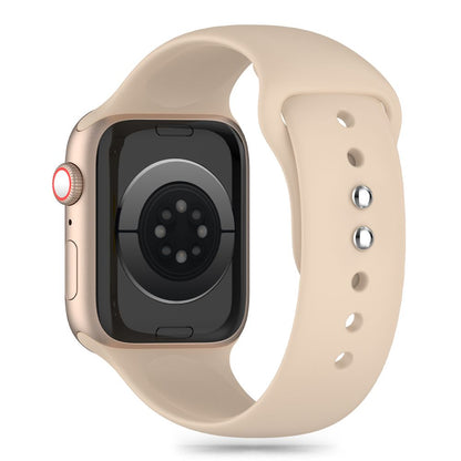 Tech-Protect Silicone -ranneke Apple Watch 41mm / 40mm / 38mm -sarjalle, Beige
