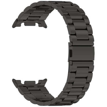 Tech-Protect Stainless -ranneke Samsung Galaxy Watch8 / Watch8 Classic -sarjaan, Musta