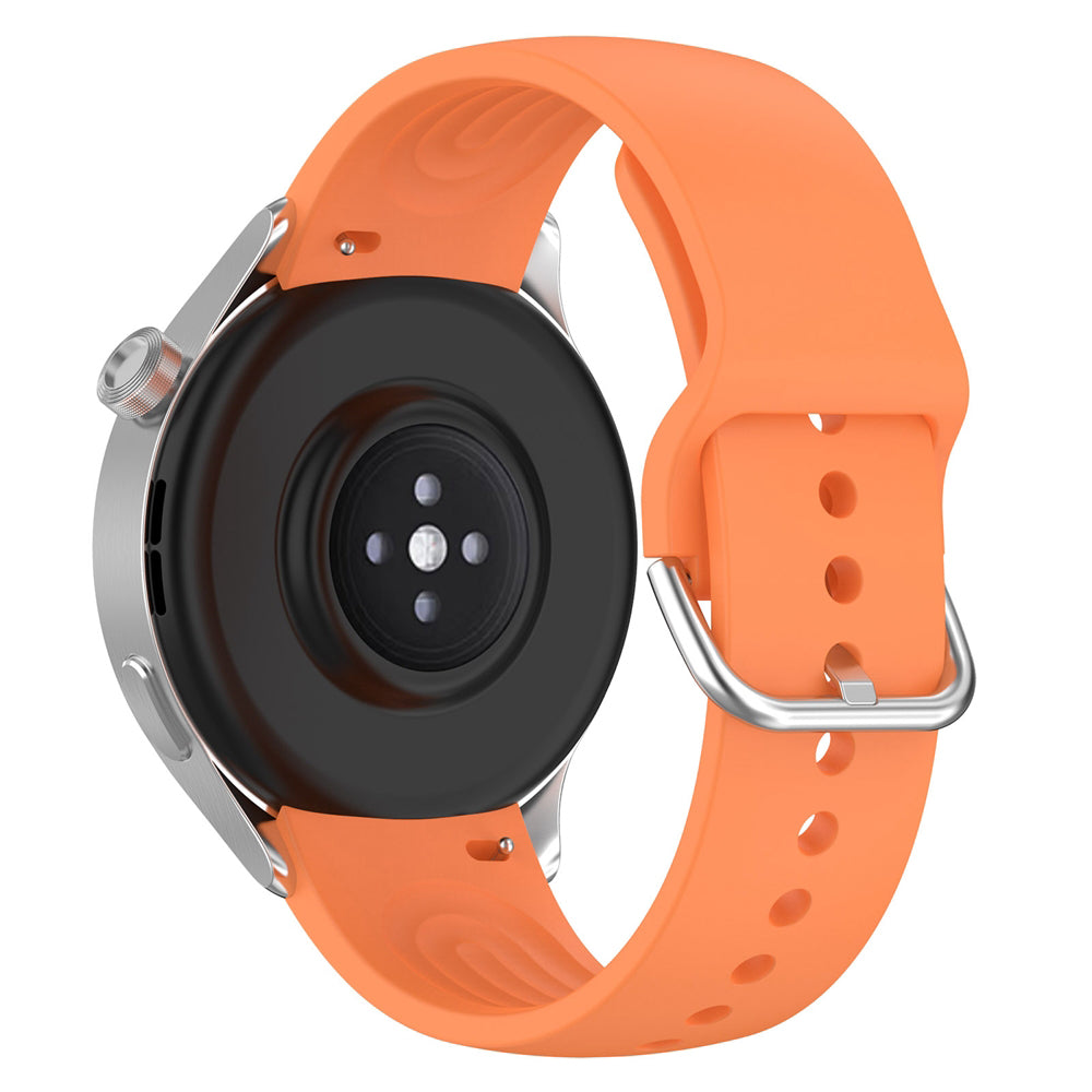 Techsuit W003 -ranneke Huawei Watch / Xiaomi Watch Series, 22mm, Oranssi