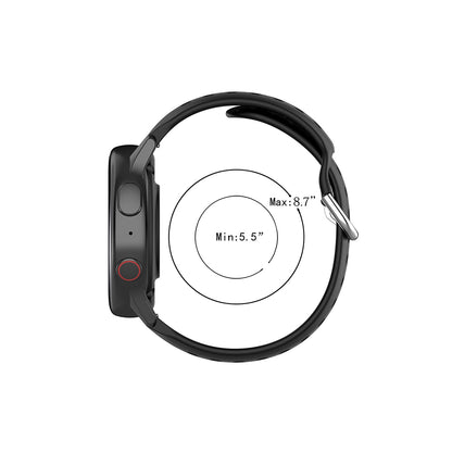 Techsuit W004 -ranneke Samsung Galaxy Watchille / Huawei Watch -sarjalle, 20mm, Punainen